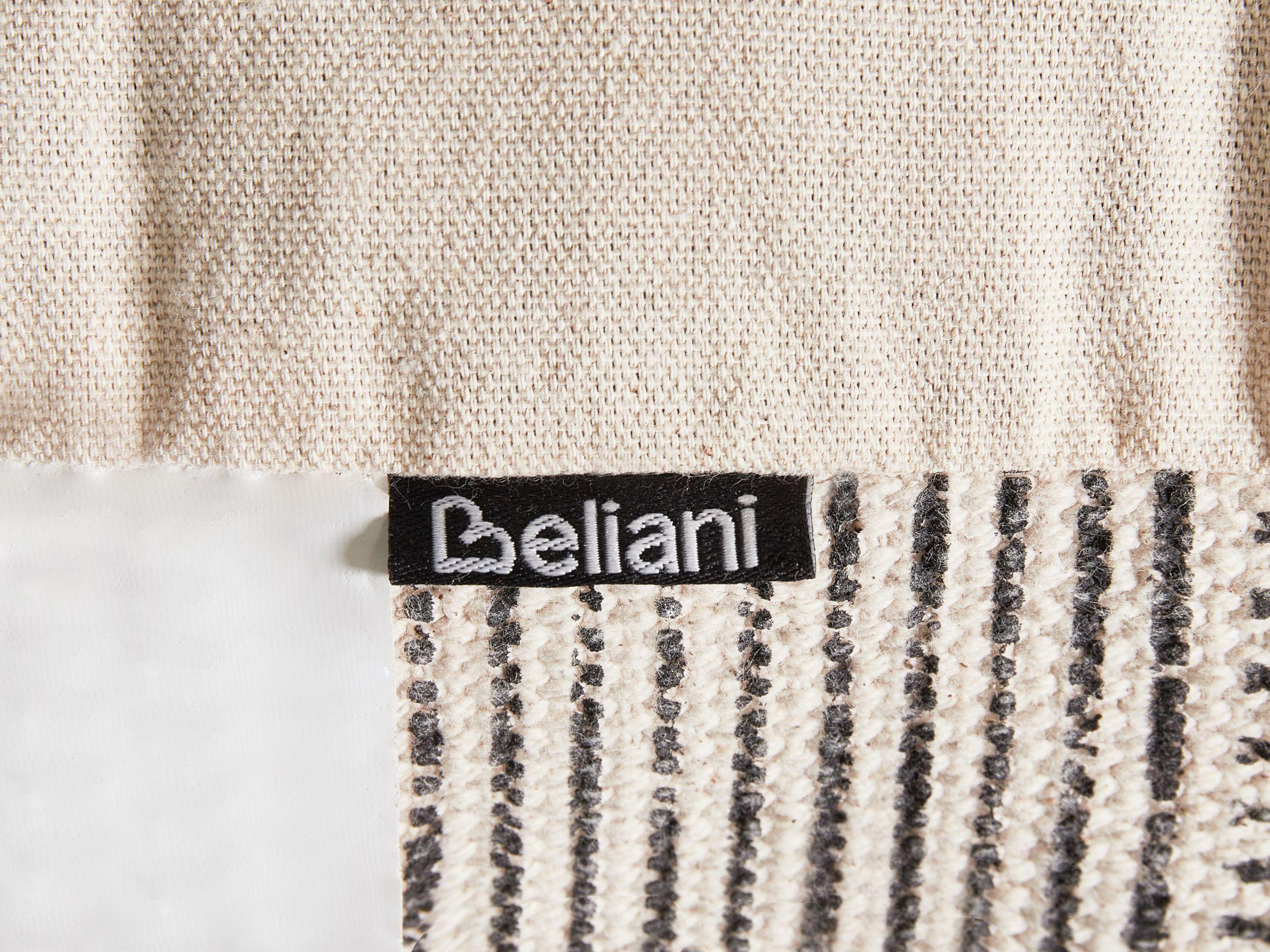 Beliani Pouf aus Baumwolle Retro LUTZ  