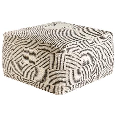 Beliani Pouf aus Baumwolle Retro LUTZ  