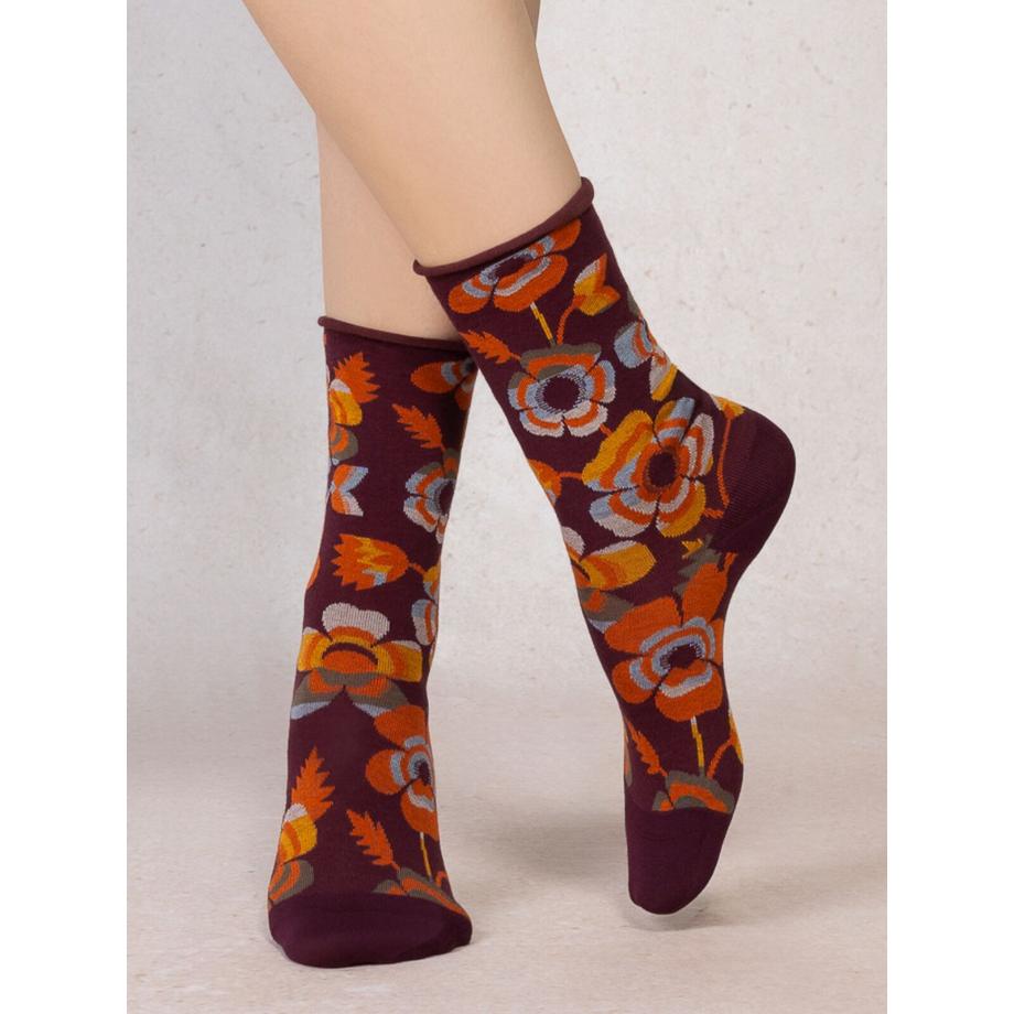 Fleurs Chaussettes