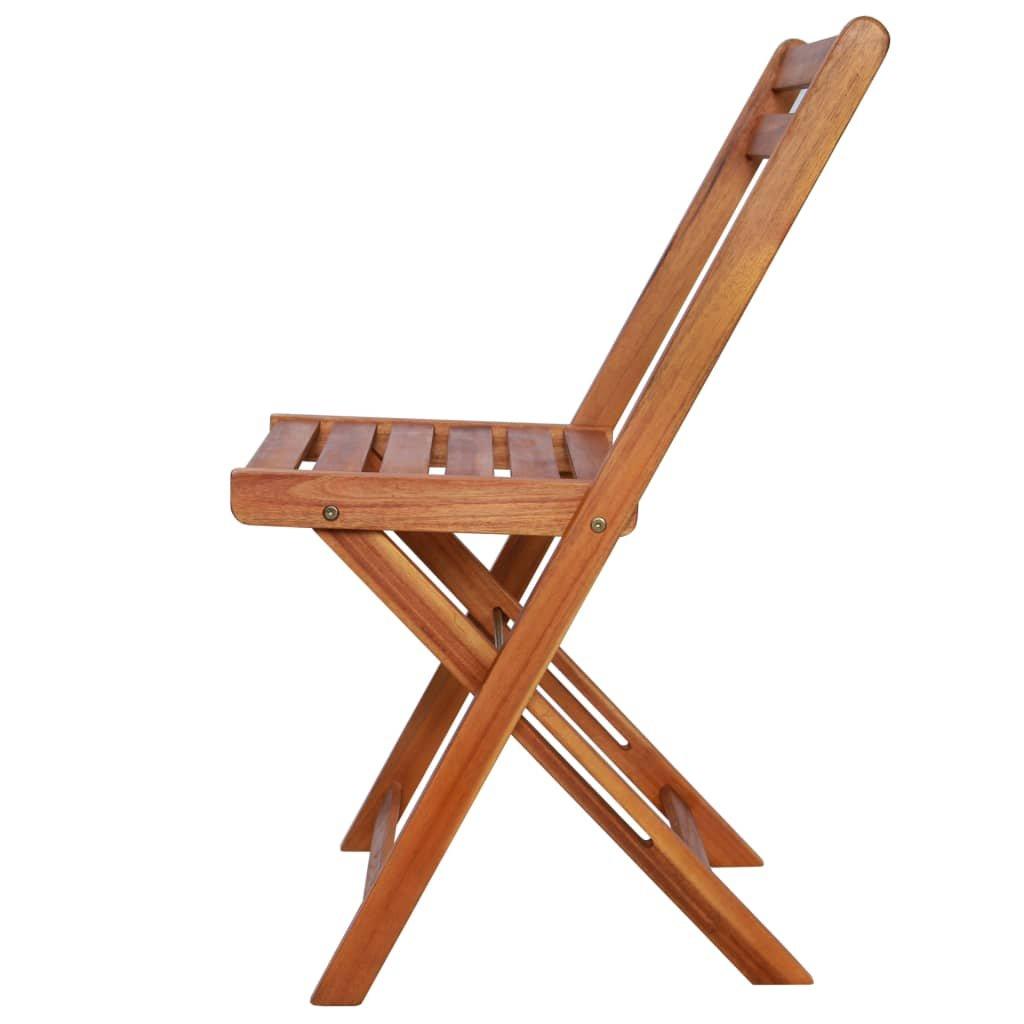 VidaXL Chaise de bistro bois  