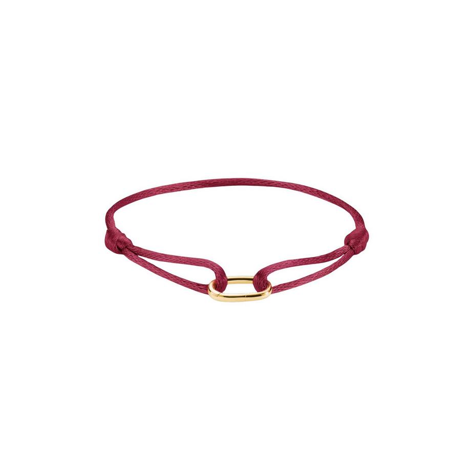 Textilarmband Rot Connect 18k Veret
