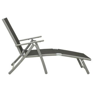 VidaXL Chaise longue aluminium  