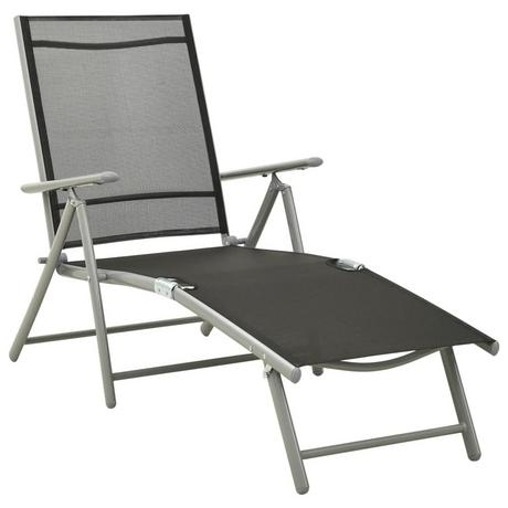 VidaXL Chaise longue aluminium  