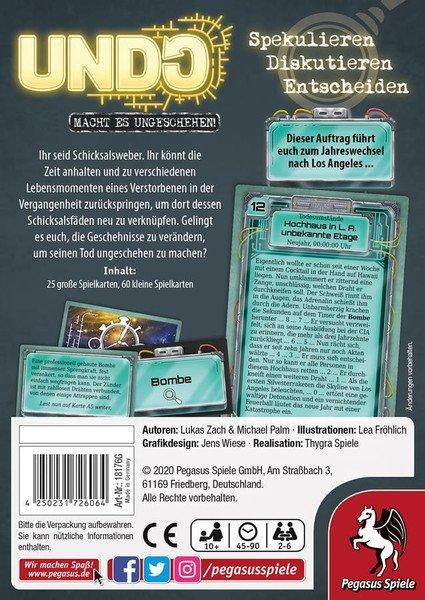 Pegasus Spiele  UNDO - 600 Sekunden (DE) 