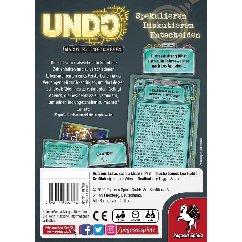 Pegasus Spiele  UNDO - 600 Sekunden (DE) 
