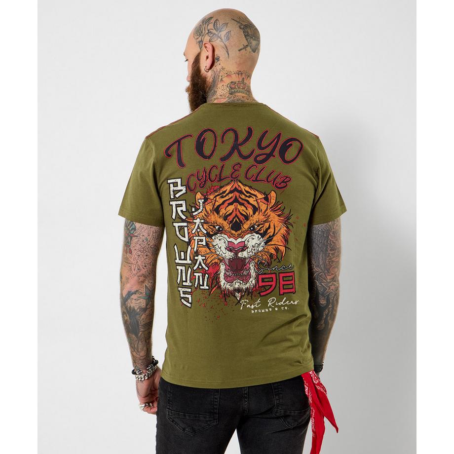 Joe Browns T-Shirt con illustrazione di tigre  