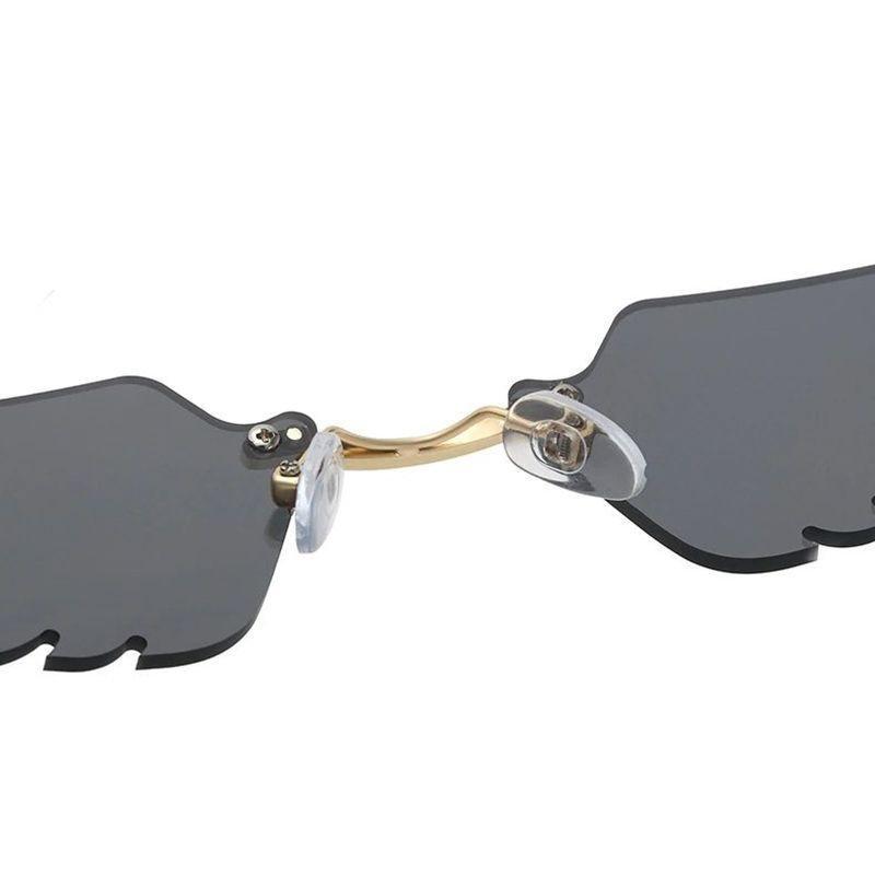 B2X Fires Occhiali da Sole Unici Nero Oro  