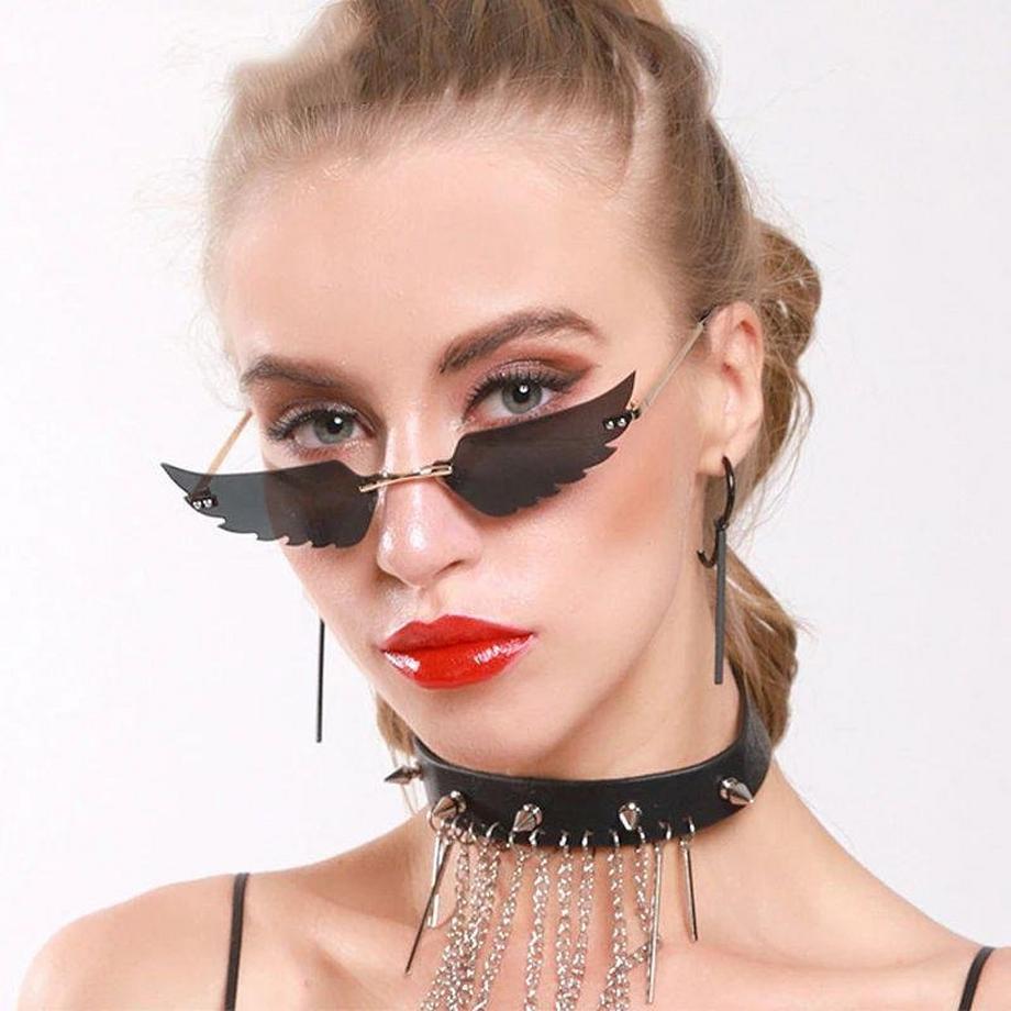 B2X Fires Einzigartige Sonnenbrille Schwarz Gold  