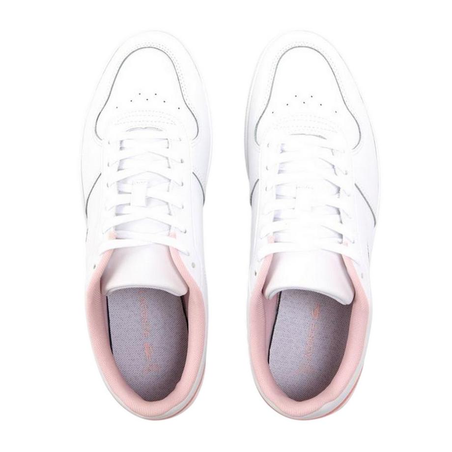 LACOSTE Tclip Leder Sneaker Niedrig Geschnitten Flach  