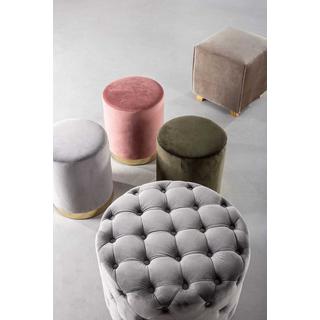 mutoni Pouf Lucilla gris  