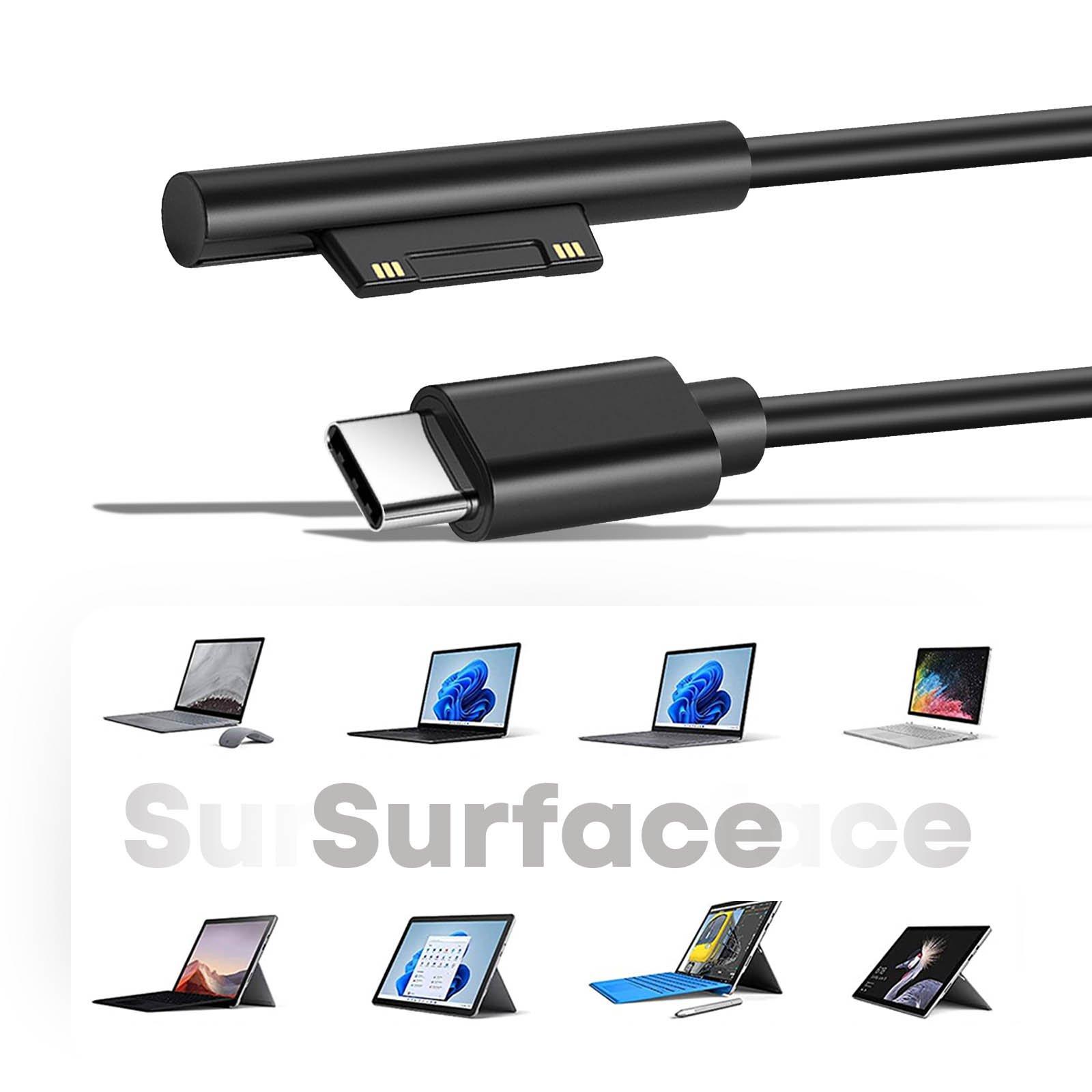 Avizar  Câble de Charge USB-C 45W p. Surface Pro 