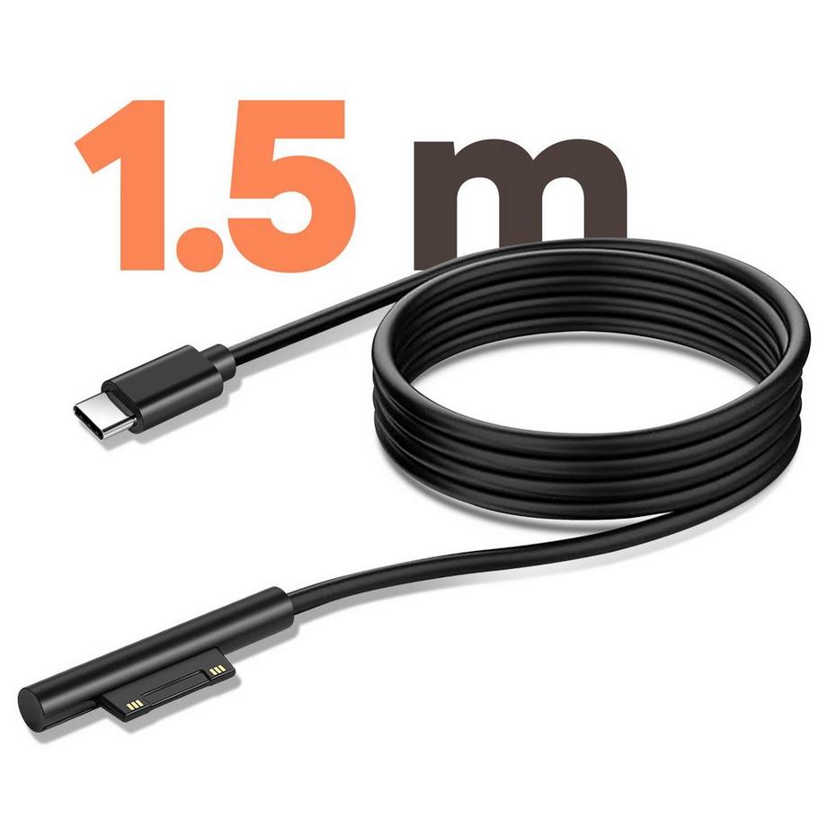 Avizar  USB-C Ladekabel 45W für Surface Pro 