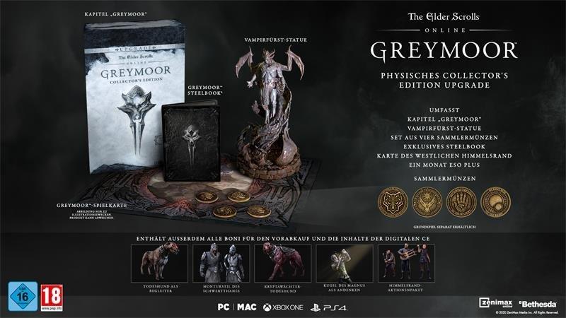 Bethesda Softworks  The Elder Scrolls Online: Greymoor - Collector's Edition Upgrade 