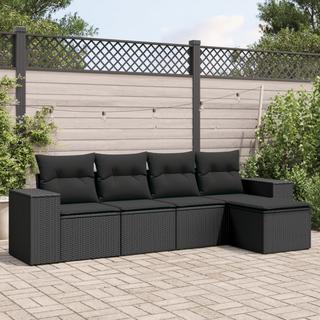 VidaXL set divano da giardino Polirattan  