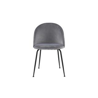 Vente-unique Stuhl 2erSet MELBOURNE Samt es Metall  
