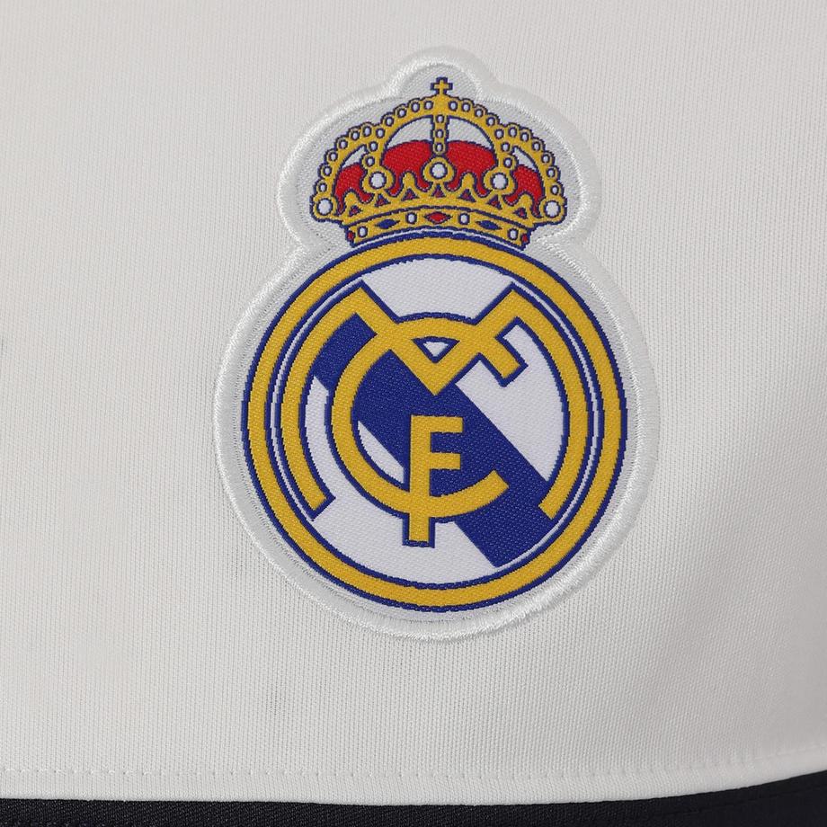 Real Madrid C.F. T-Shirt à Rayures Contrastées  
