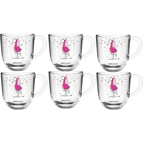 LEONARDO Kindertasse Bambini Flamingo, 6-teilig  