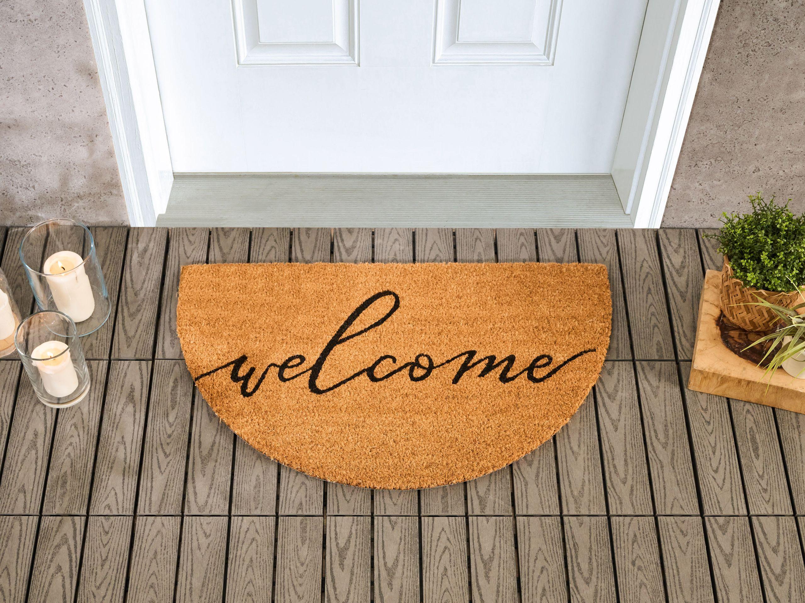 Beliani Tappetino da Ingresso en Fibra di Cocco Classico AMBUKLAO  