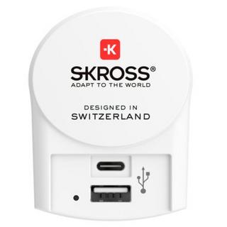 SKROSS  Skross 1.302423 chargeur d'appareils mobiles Blanc Intérieure 