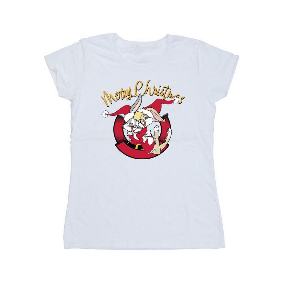 LOONEY TUNES Merry Christmas Bugs Bunny T-Shirt  