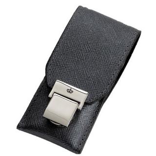 HERBA  Herba.Manikür Set 3-teilig vernickelt im Stecketui, schwarz 