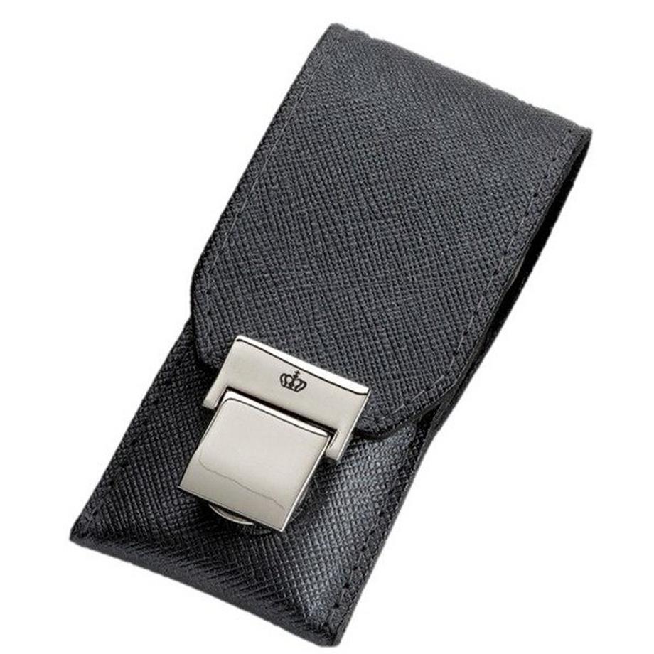 HERBA  Herba.Manikür Set 3-teilig vernickelt im Stecketui, schwarz 