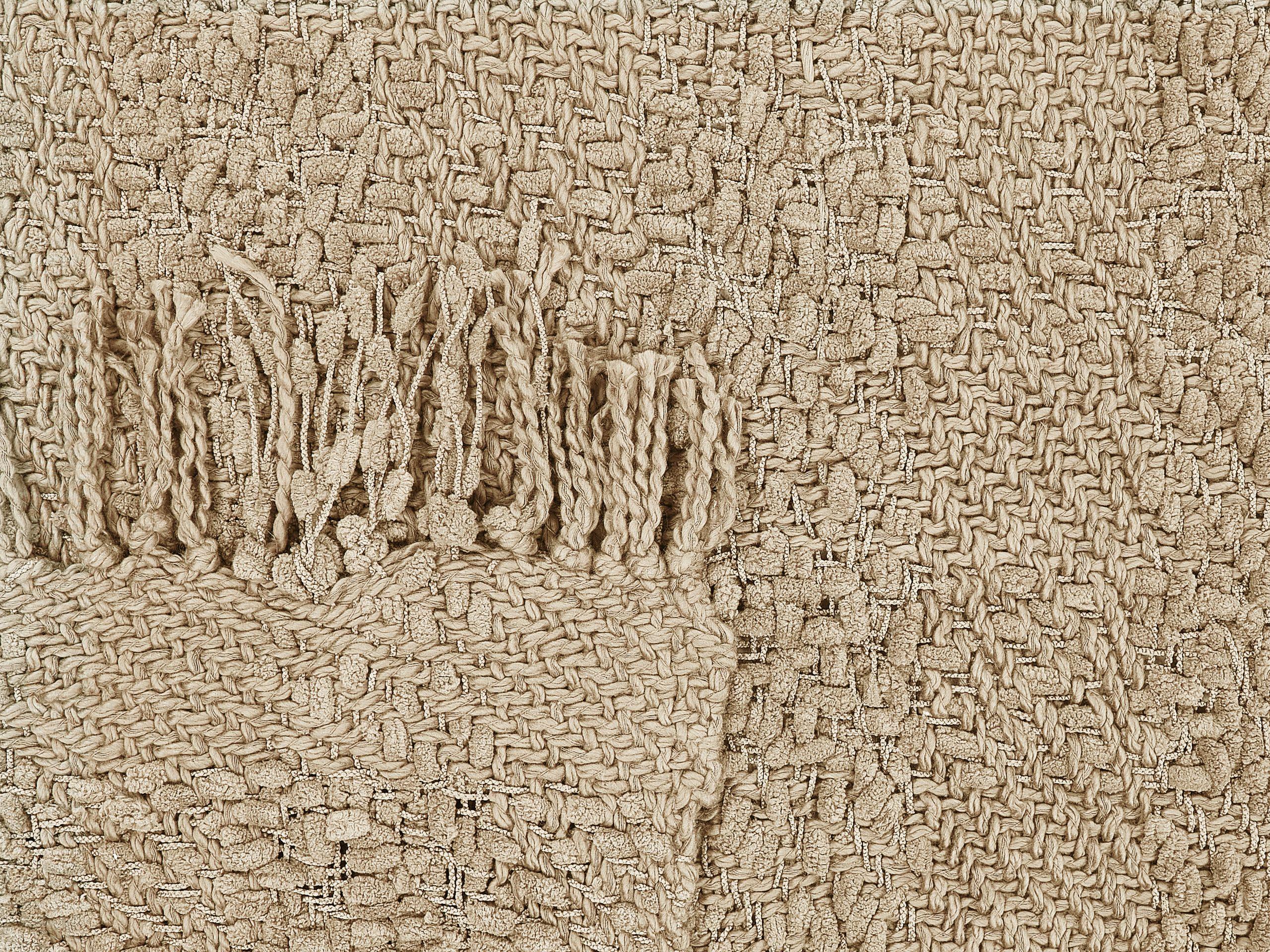 Beliani Couverture en Coton Boho VELLA  