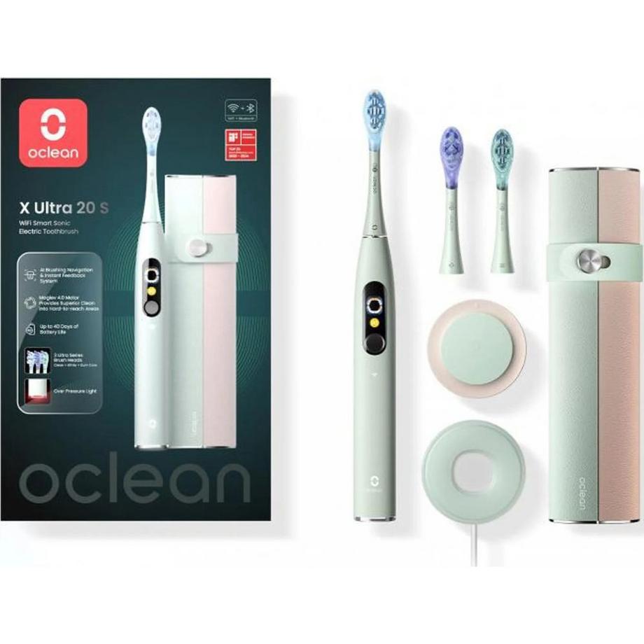 Oclean OCLEAN Elektrische Zahnbürste X Ultra 20 Set Grün  