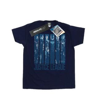 DC COMICS  Tshirt JUSTICE LEAGUE MOVIE DOUBLE INDIGO 