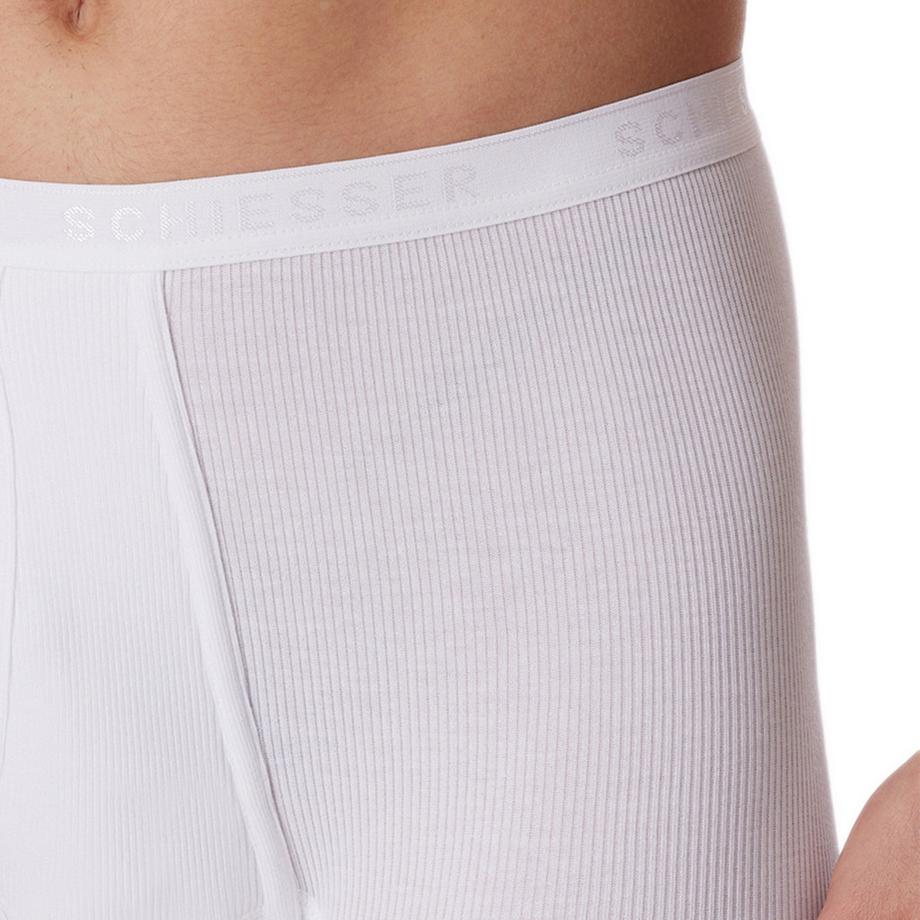 Schiesser Original Classics Doppelripp Kurze Unterhose 2er Pack  