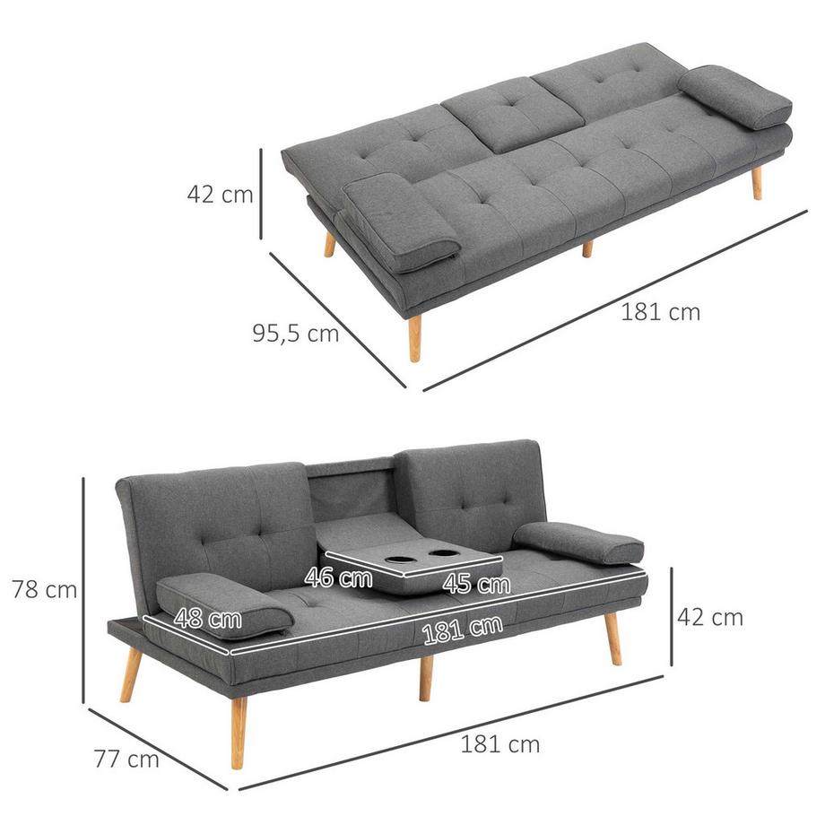 HOMCOM Schlafsofa  