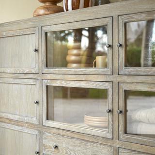 Tikamoon Credenza in legno di quercia da 220 cm Pablo  