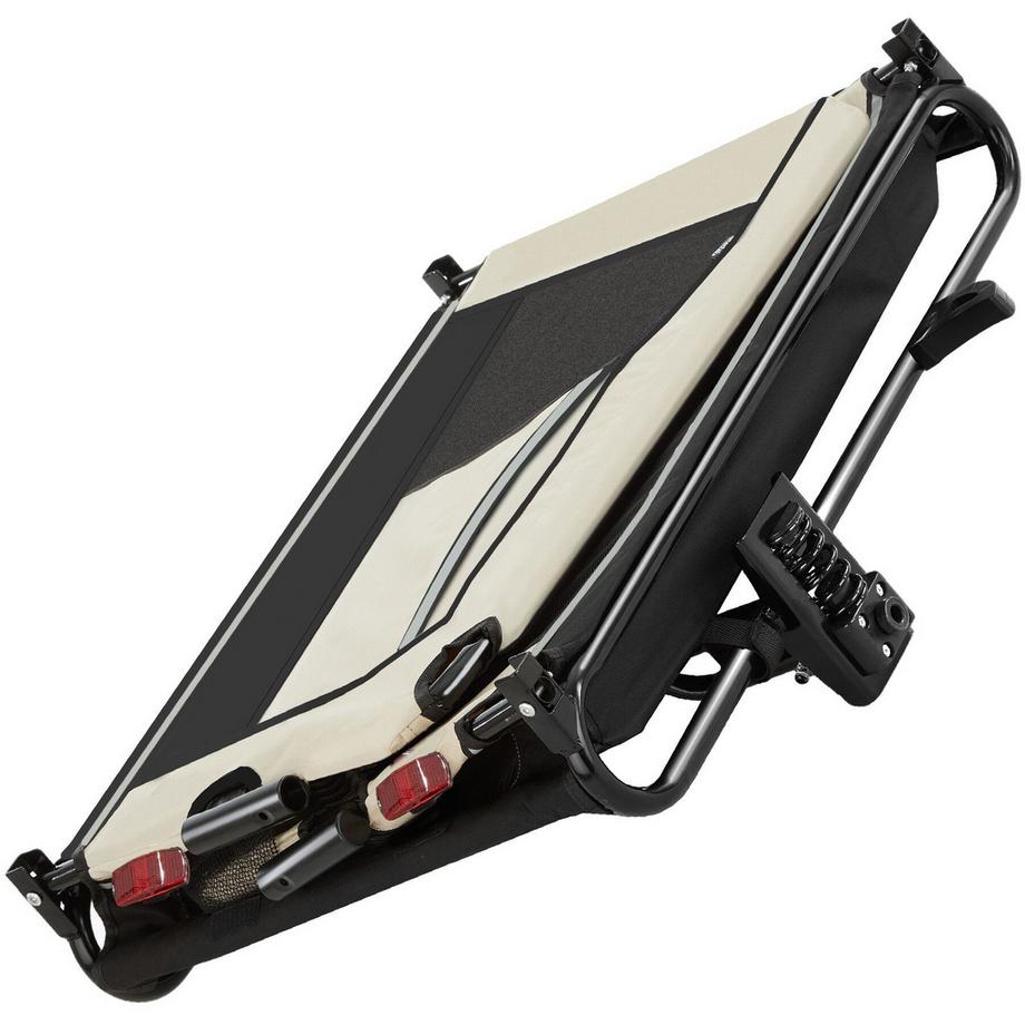 Tectake  Hundeanhänger WoofRider 3in1 multifunktional faltbar 