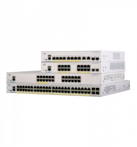 Cisco  48 Port Rail PoE+ Switch C1000-48P-4G-L 