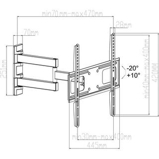 My Wall  TV-Wandhalterung 