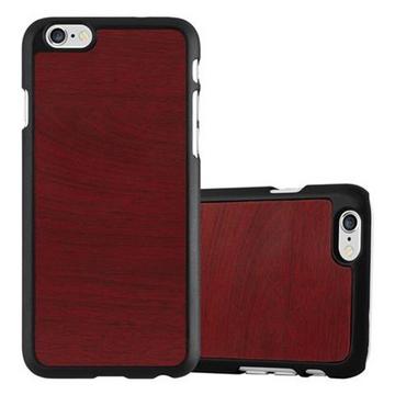 Housse compatible avec Apple iPhone 6 / 6S - Hard Case Coque de protection en bois contre les rayures et les chocs