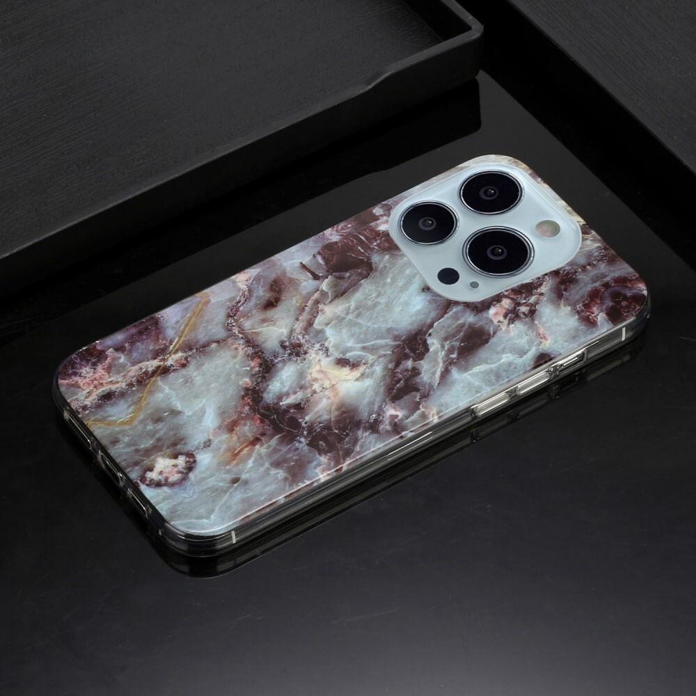 Cover-Discount  iPhone 14 Pro - Coque en silicone Marble 