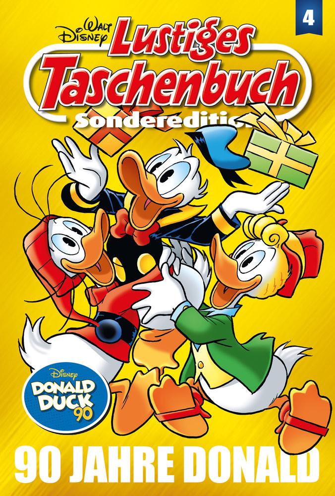 Lustiges Taschenbuch 90 Jahre Donald Band 04 Disney Copertina rigida 