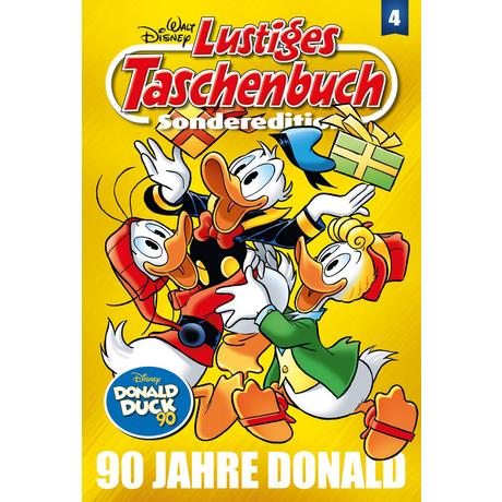 Lustiges Taschenbuch 90 Jahre Donald Band 04 Disney Copertina rigida 