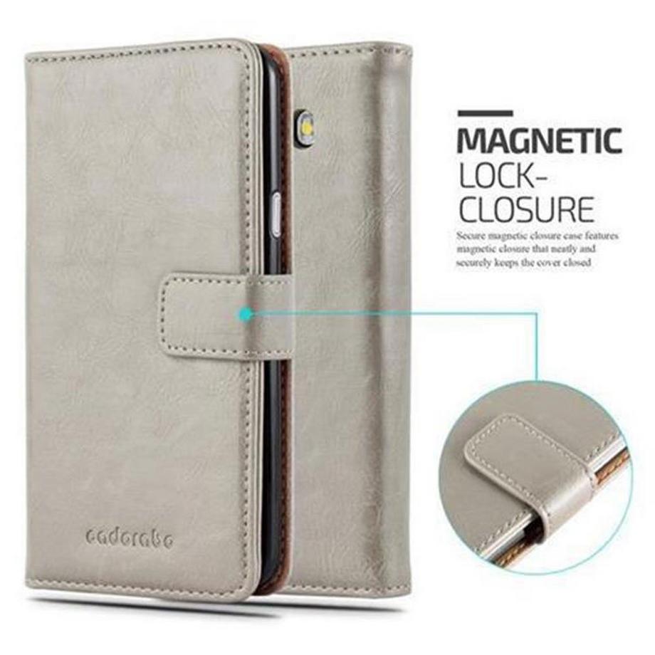 Cadorabo  Hülle für Samsung Galaxy J7 2016 Magnetverschluss, Kartenfach 
