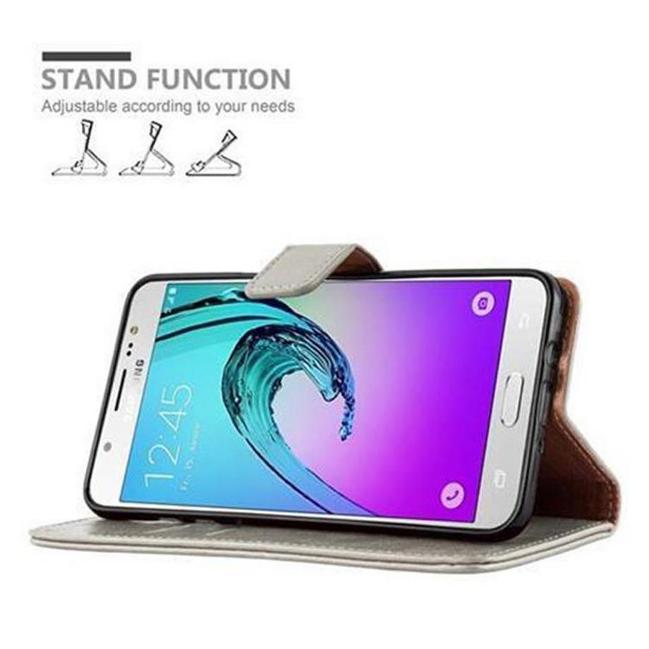 Cadorabo  Hülle für Samsung Galaxy J7 2016 Magnetverschluss, Kartenfach 