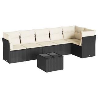 VidaXL set divano da giardino Polirattan  