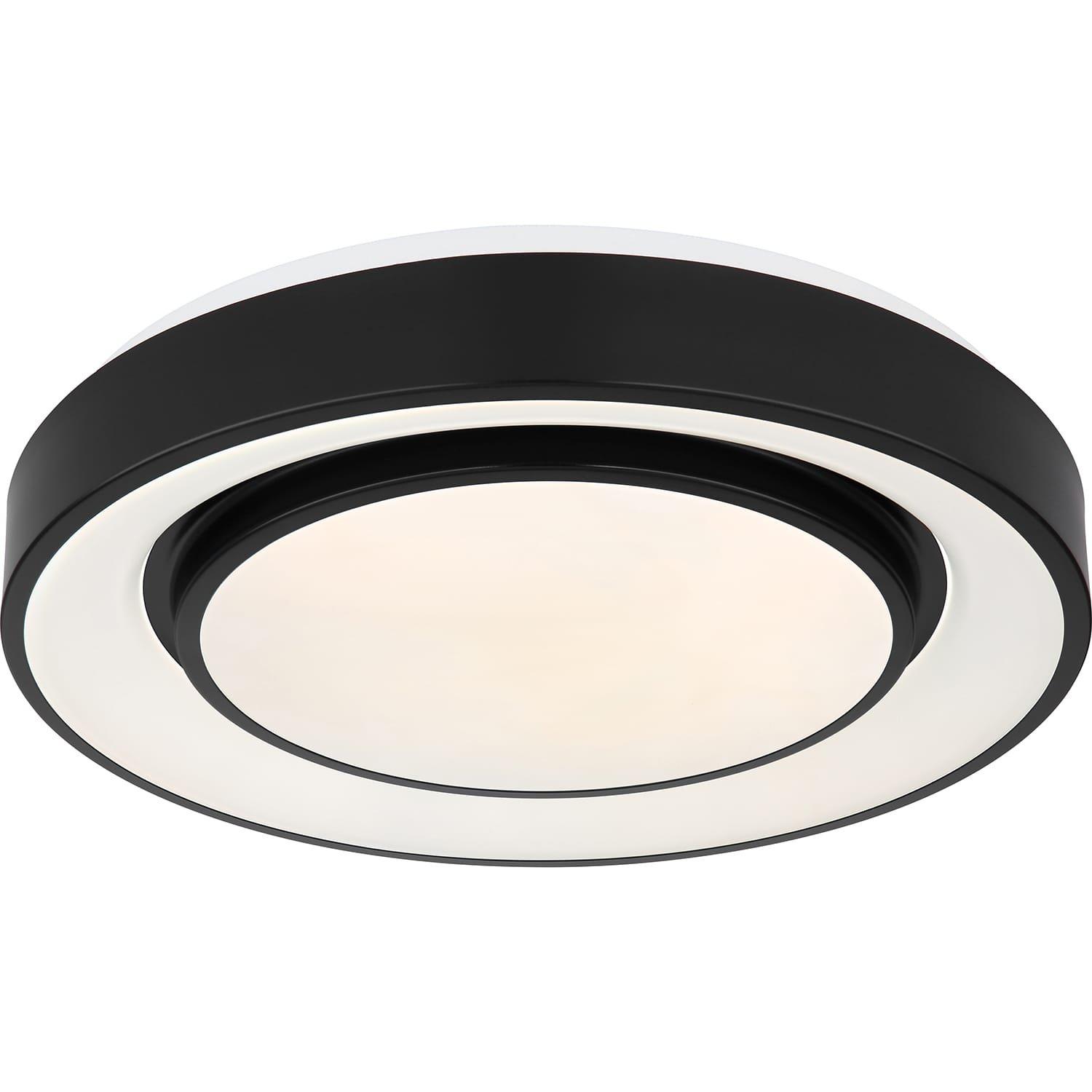 mutoni Lampada da soffitto Sully in metallo nero LED  