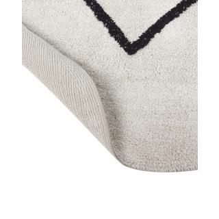 Beliani Tapis en Coton Moderne HEART  