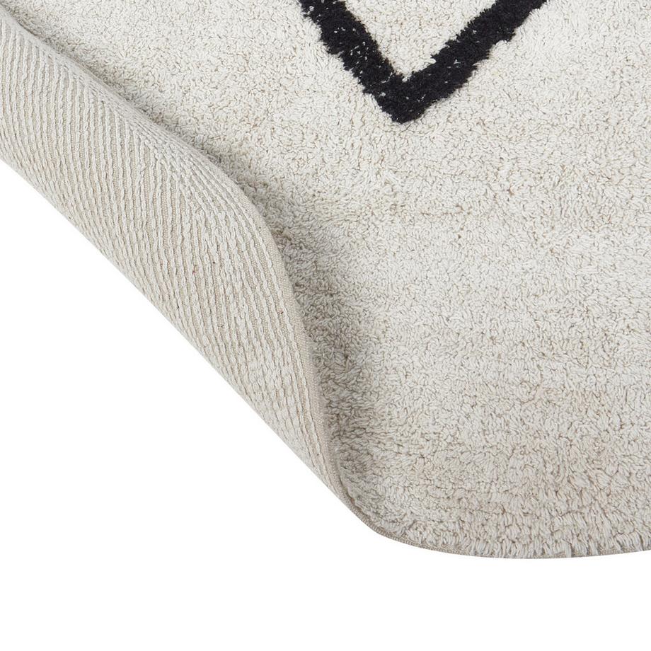 Beliani Tapis enfant en Coton  HEART  