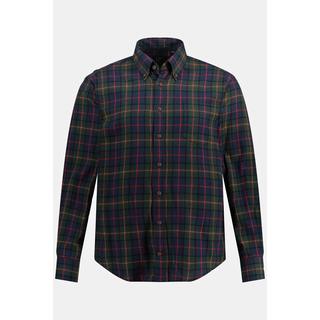 JP1880  Karo-Flanellhemd, Langarm, Buttondown-Kragen, Modern Fit 