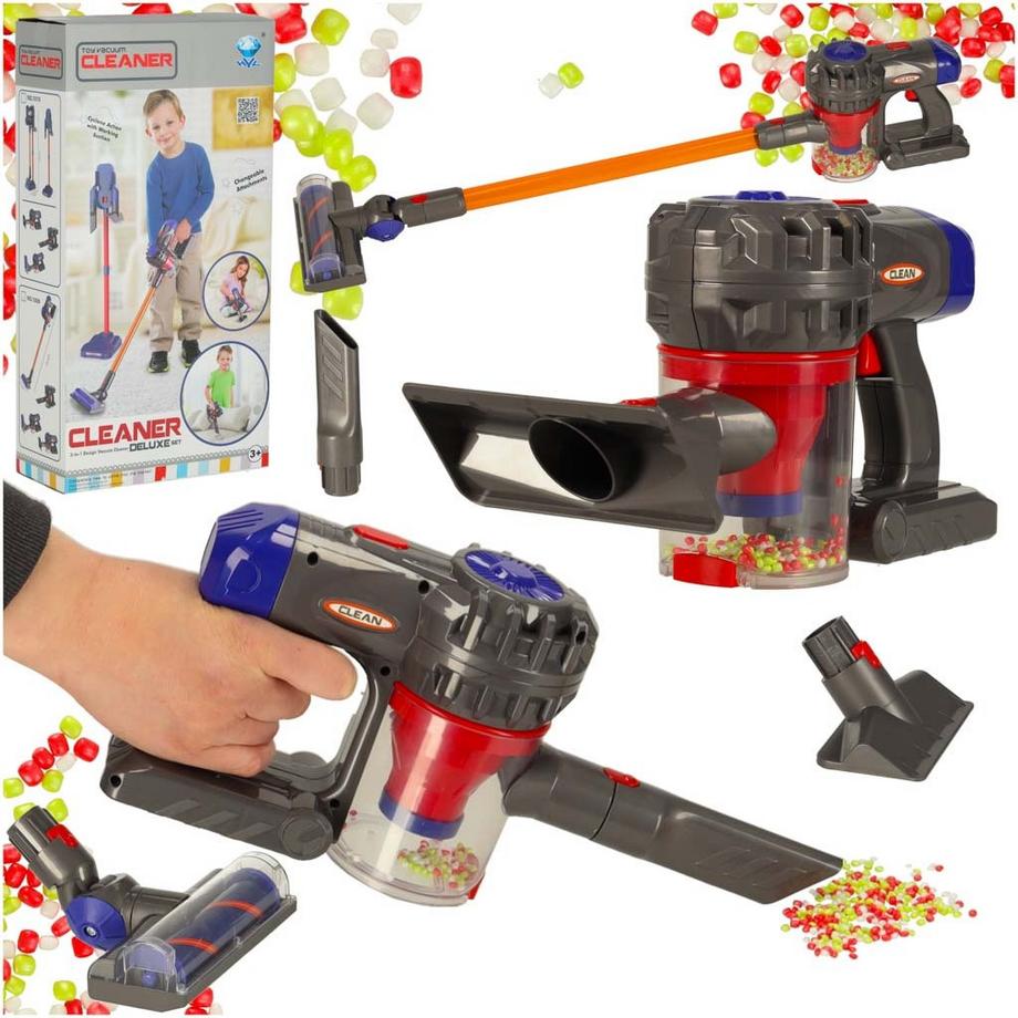 Aspirapolvere verticale per bambini con funzione di aspirazione 2 in 1