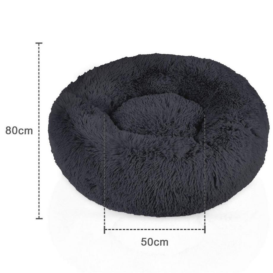Intirilife  flauschiges Plüsch Haustierbett 