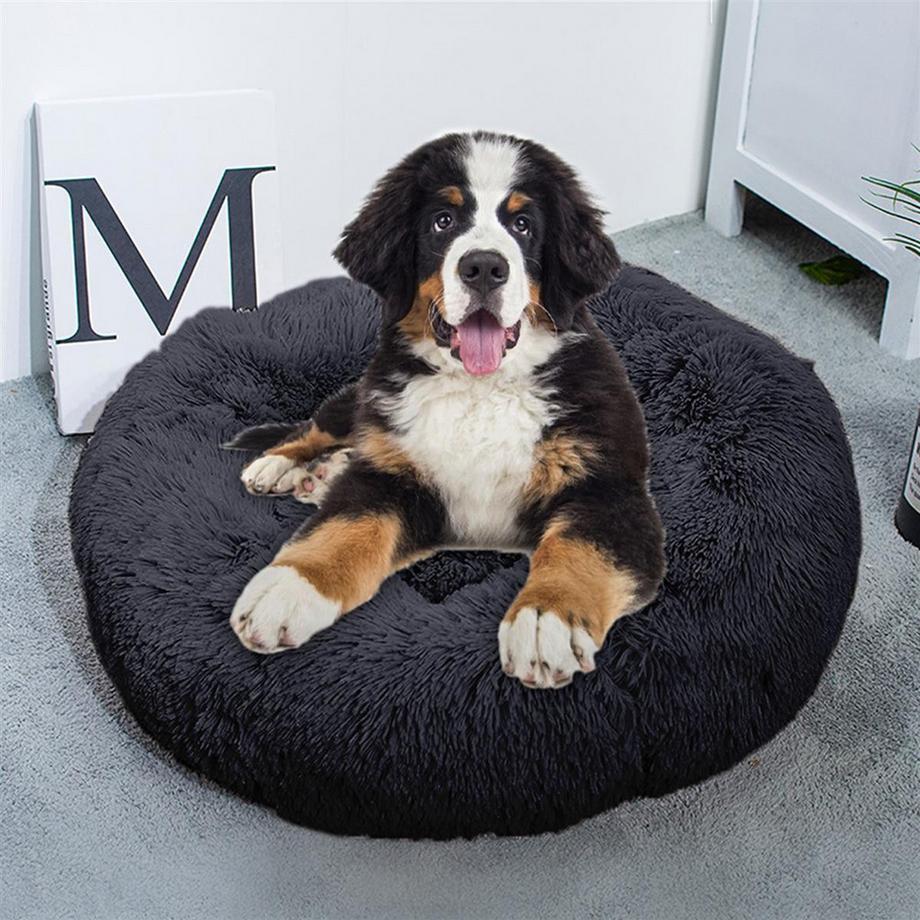 Intirilife  flauschiges Plüsch Haustierbett 