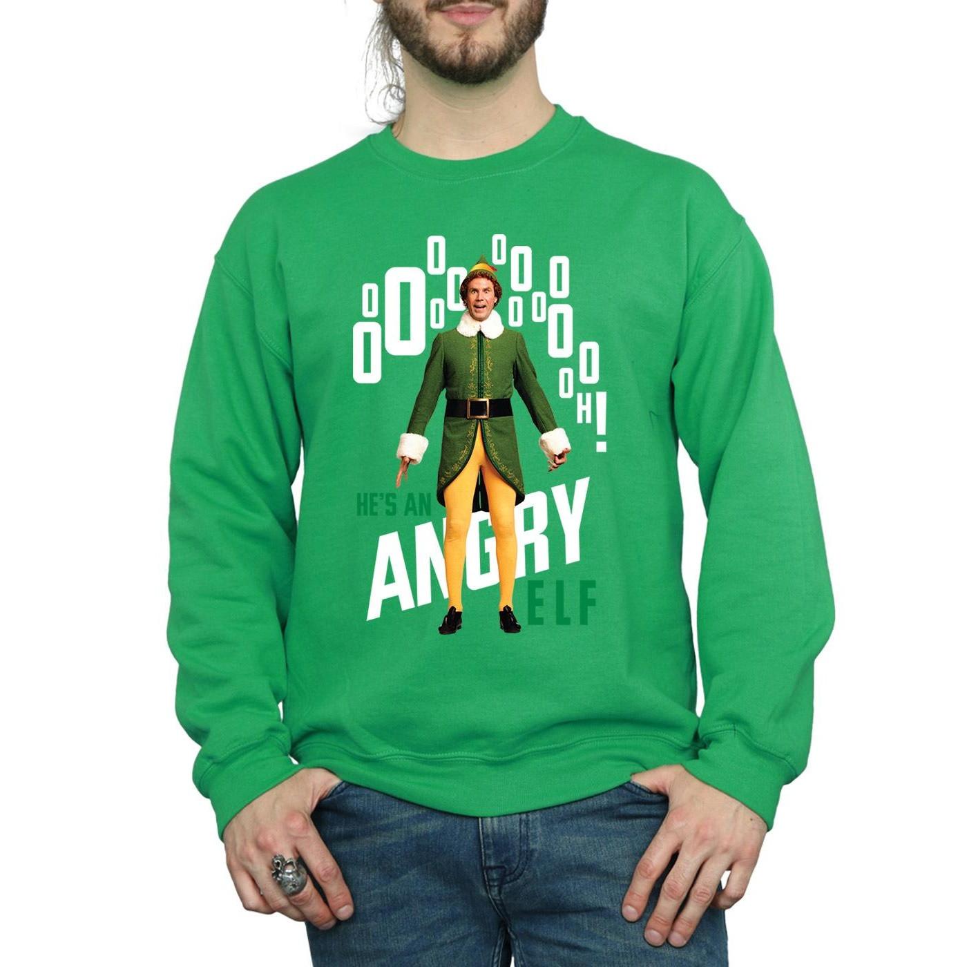 Elf Sweatshirt Angry  